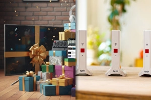 TechFi giveaway 2025 #16: win een FRITZ! Mesh Set 4200!