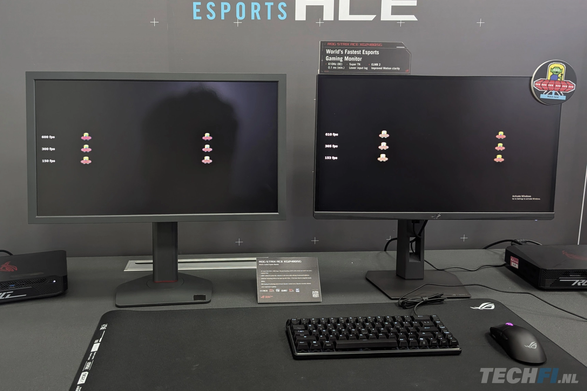Dankzij een scanning backlight met tien zones moet de ROG Strix Ace XG248QSG met ELMB II nog beter in staat zijn om bewegingsonscherpte weg te nemen.