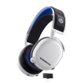 De SteelSeries Arctis 7P+ is er ook in het wit.