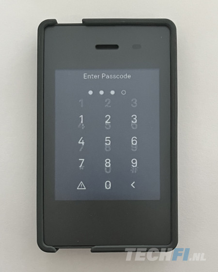 Light Phone II wachtwoord invoeren: ghosting of bug?