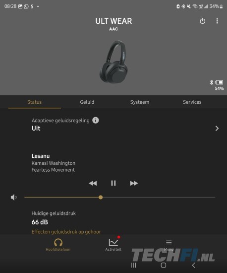 Sony Headphones met ULT Wear
