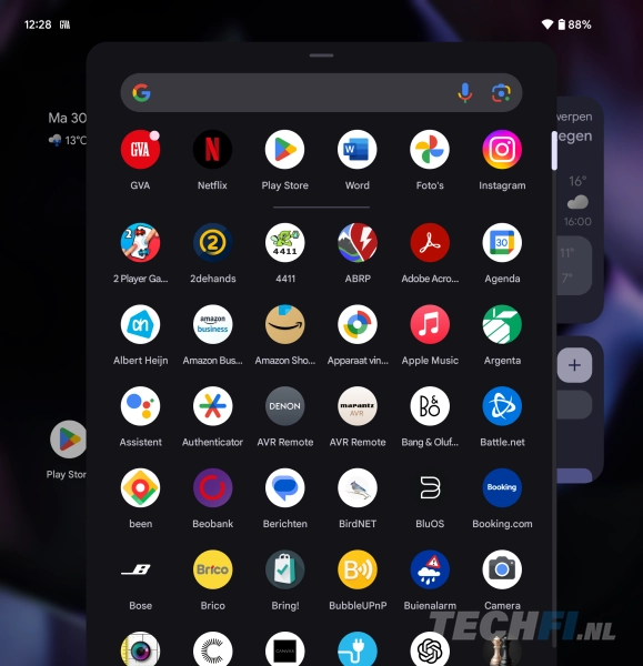 Screenhots Google Pixel 9 Pro Fold
