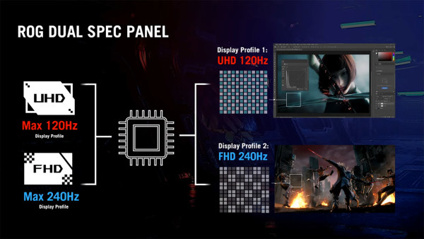 Asus 'dual spec' panel