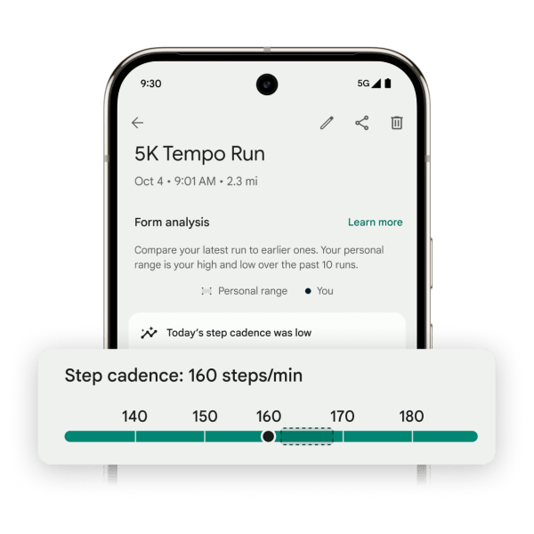 Fitbit hardloop dashboard