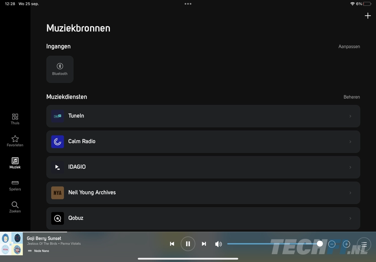 Bluesound Node Nano - BluOS-app