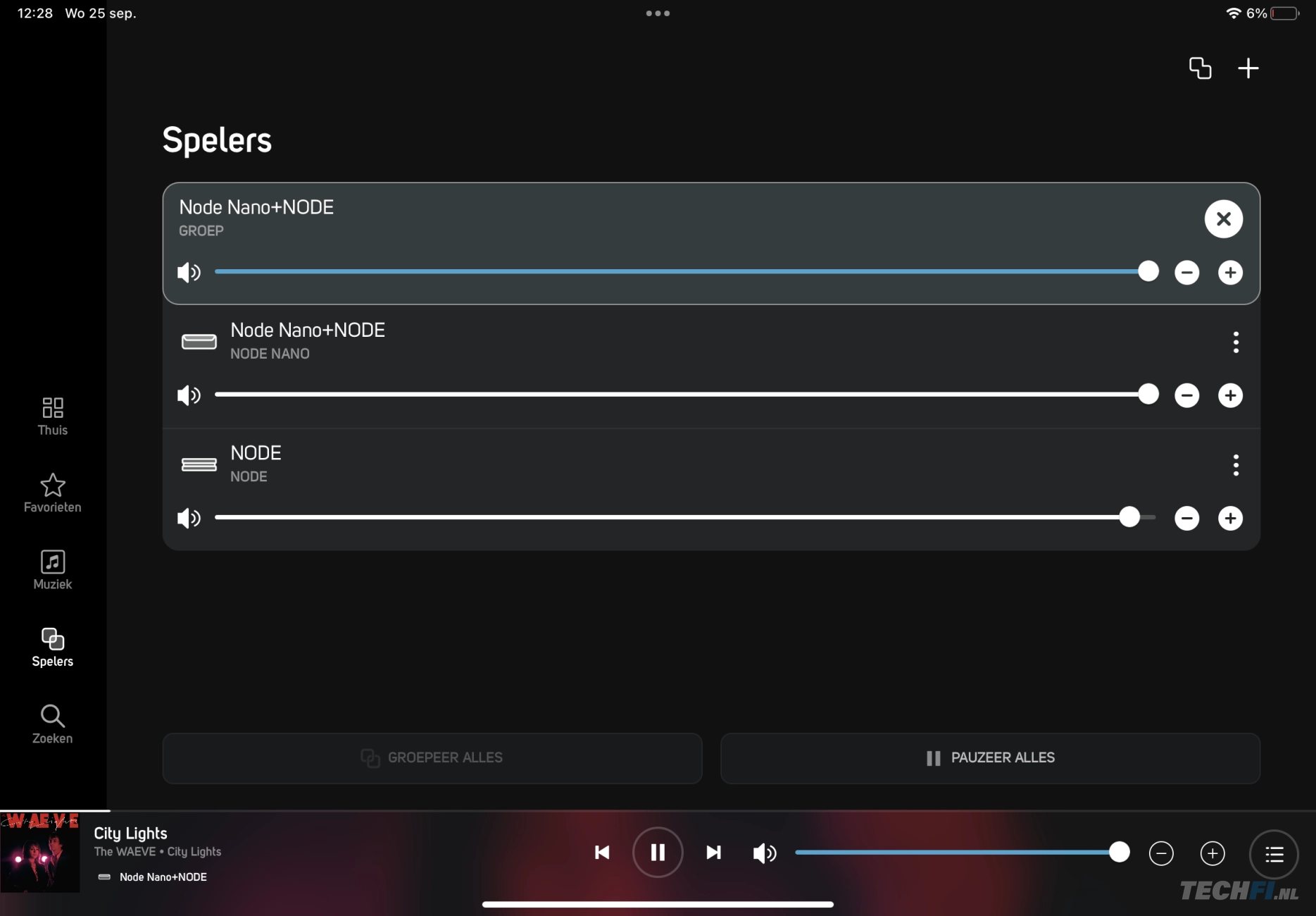 Bluesound Node Nano - BluOS-app