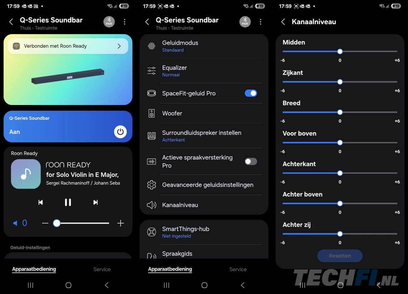 Screenshot SmartThings met HW-Q990F