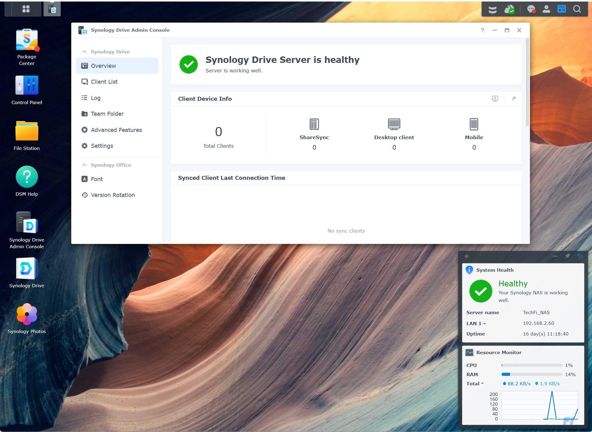 Synology Drive Admin Console 