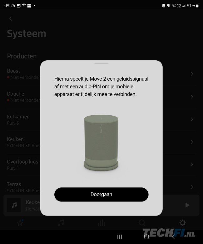 Sonos Move 2 - instellen via de app