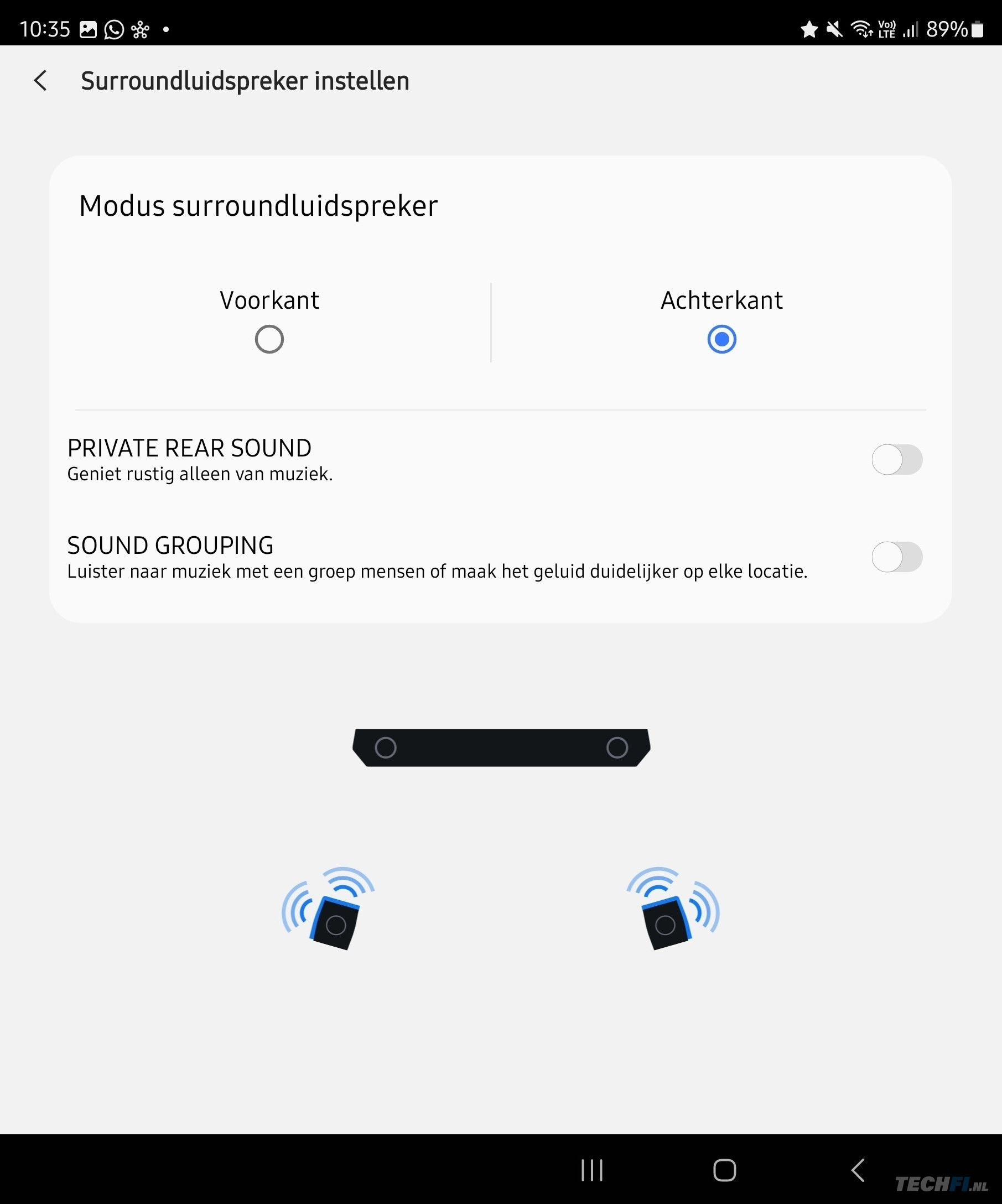 SmartThings met de HW-Q990D