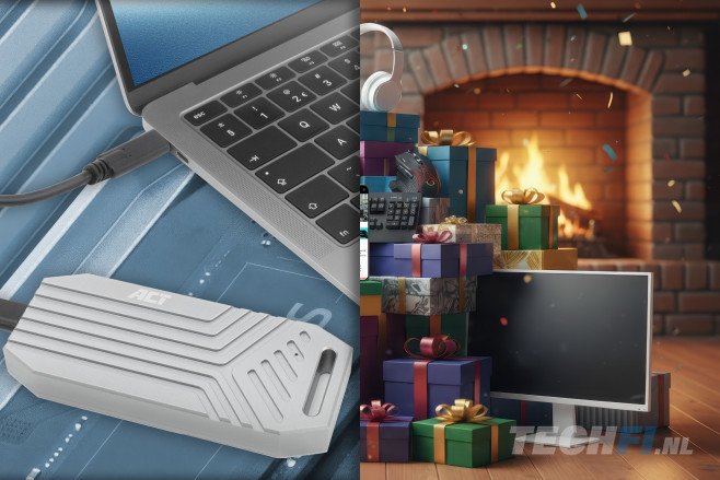 TechFi giveaway 2025 #8: win een ACT AC1625 USB4 externe SSD-behuizing!
