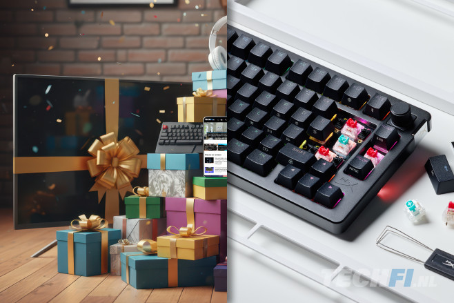 TechFi giveaway 2025 #9: win een HyperX Alloy Rise 75 Wireless mechanisch toetsenbord!
