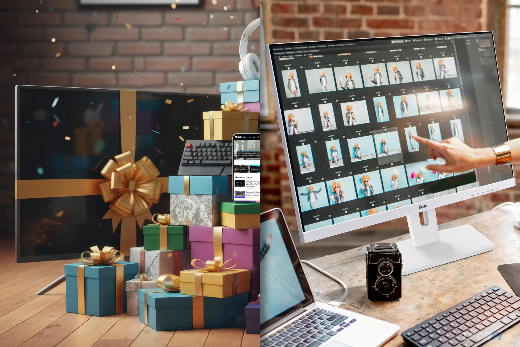 TechFi giveaway 2025 #14: win een iiyama ProLite XUB2797QSN-W2 USB-C docking monitor!