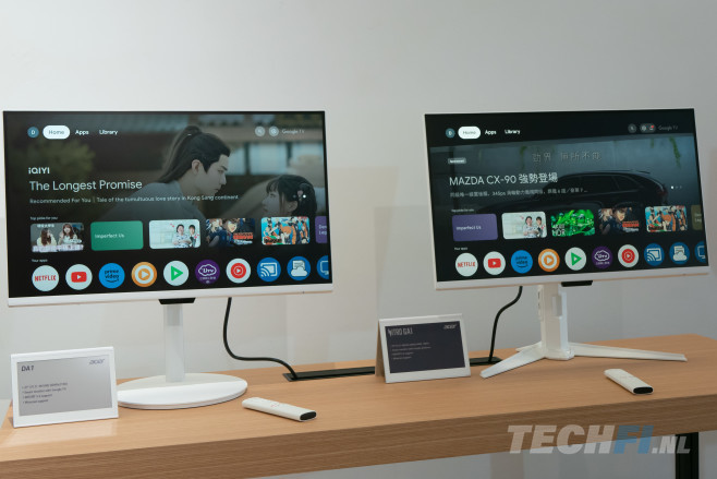 Acer gaat in de slimme schermen, met gewone en gaming monitoren