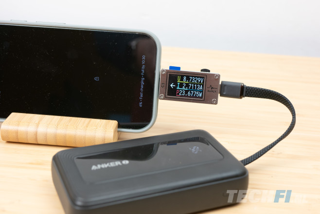 De Anker Zolo is een snelladende, bescheiden geprijsde powerbank met vaste USB-C-kabel, maar ook de mogelijkheid een aparte kabel te gebruiken. 