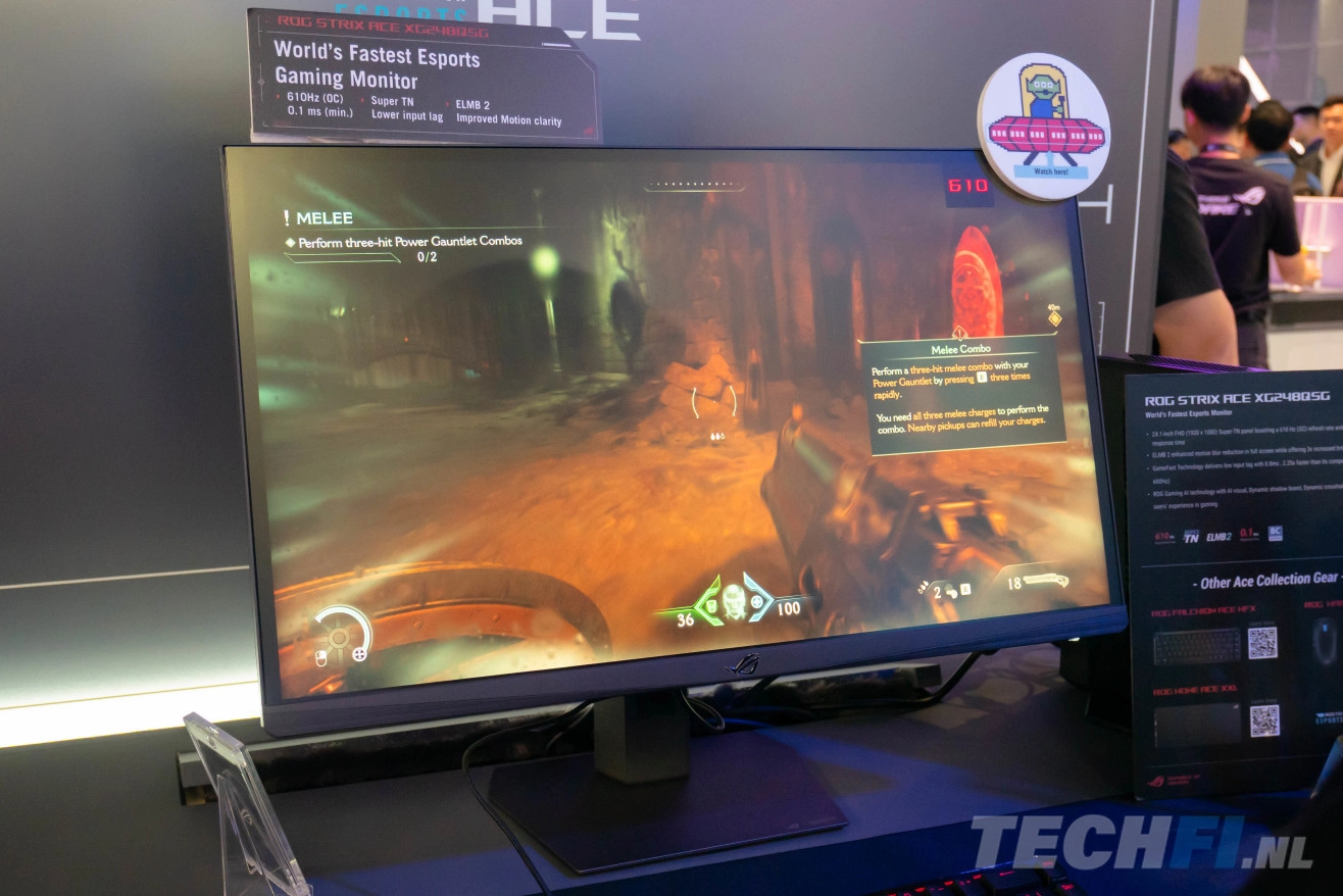 Dankzij een scanning backlight met tien zones moet de ROG Strix Ace XG248QSG met ELMB II nog beter in staat zijn om bewegingsonscherpte weg te nemen.