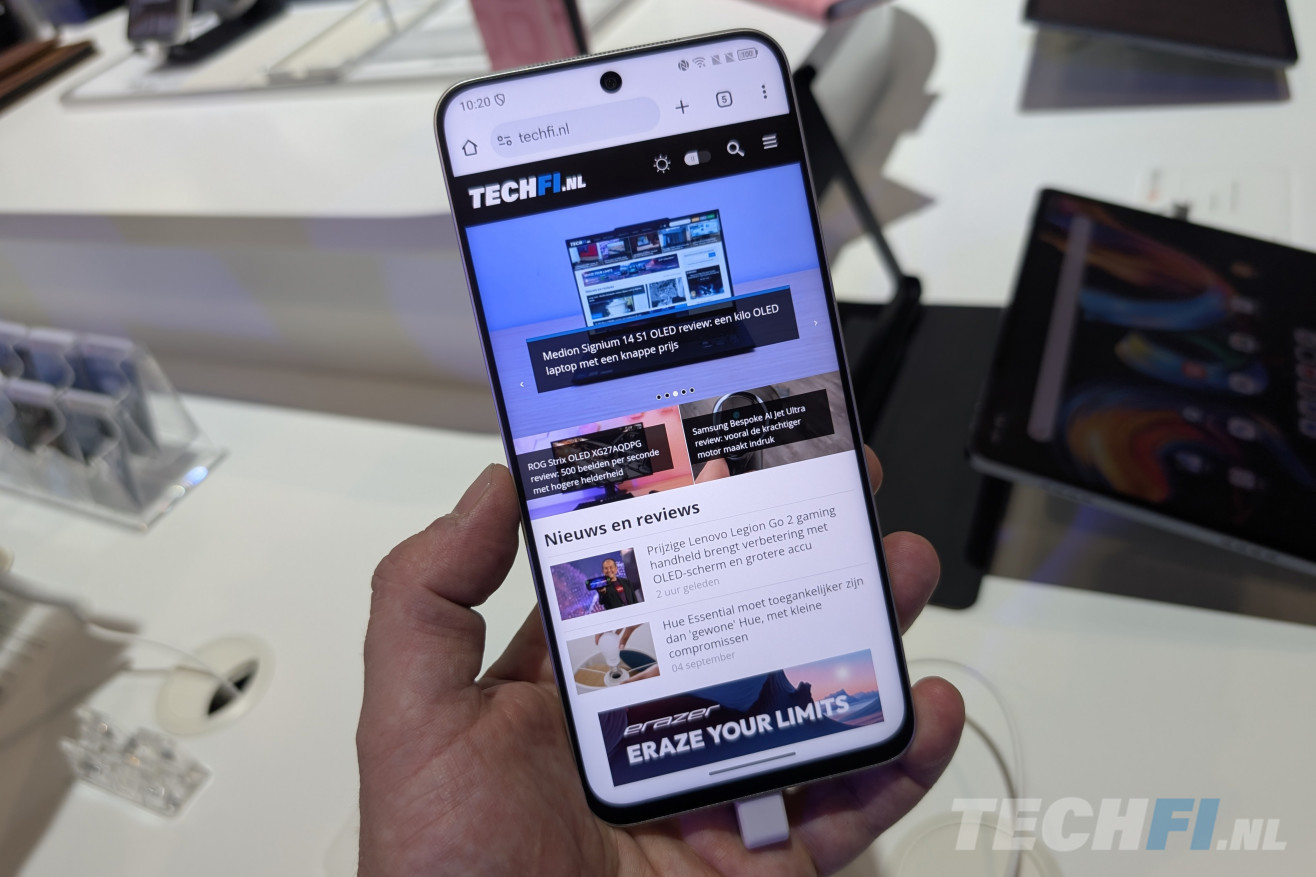 Het Nxtpaper scherm van deze TCL smartphone is echt wat bijzonders