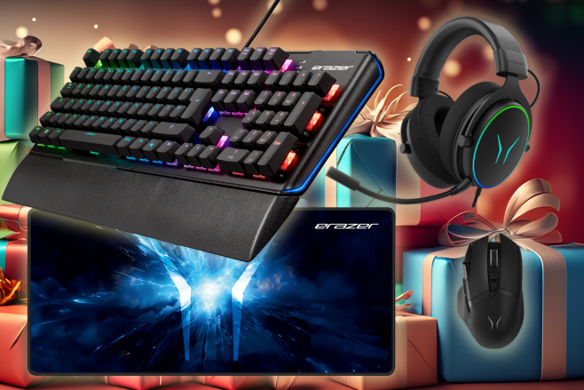 TechFi giveaway 2024 #9: een complete set Erazer gaming gear