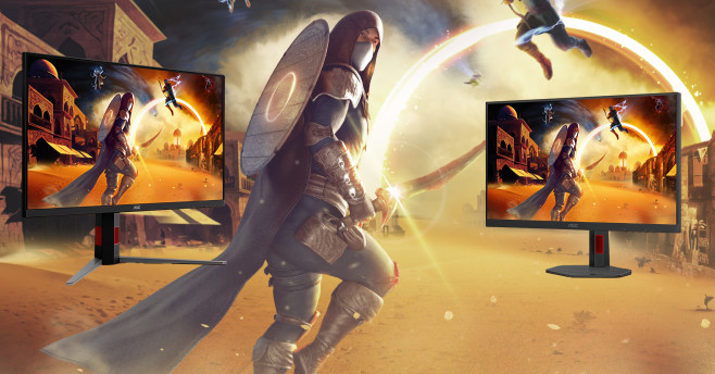 320 beelden per seconde in QHD of FHD, of 160 in 4K UHD: keuzes te over met deze monitoren.