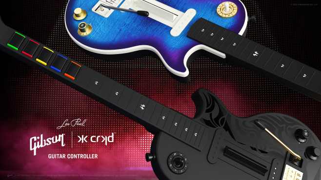 De nieuwe gitaar controllers voor ritmegames van CRKD en Gibson zullen voor liefhebbers van de klassieke Guitar Hero en Rock Band games aanleiding zijn eens een oude console af te stoffen, gokken we zo.