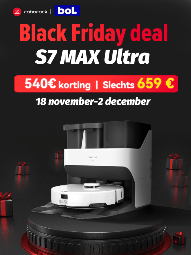 Black Friday-gekte met speciale aanbiedingen op Roborock's volledige assortiment veegmachines! 