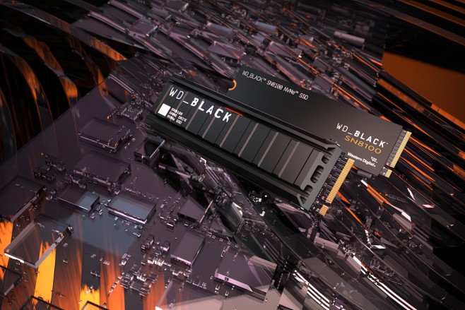 De Sandisk WD_BLACK SN8100 is een zeer snelle PCI-Express 5.0 solid state drive.