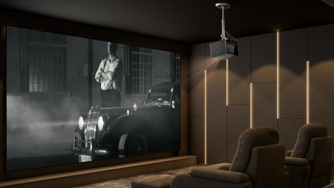 De Valerion VisionMaster Max is het type projector dat je nodig hebt als je echt groter dan 100 inch wilt gaan - en die typische beeldervaring van projectie in huis wilt halen.