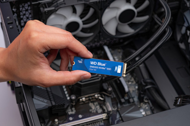 De vernieuwde WD Blue SSD&#39;s moeten weer wat sneller en groter zijn dan de vorige versie. 