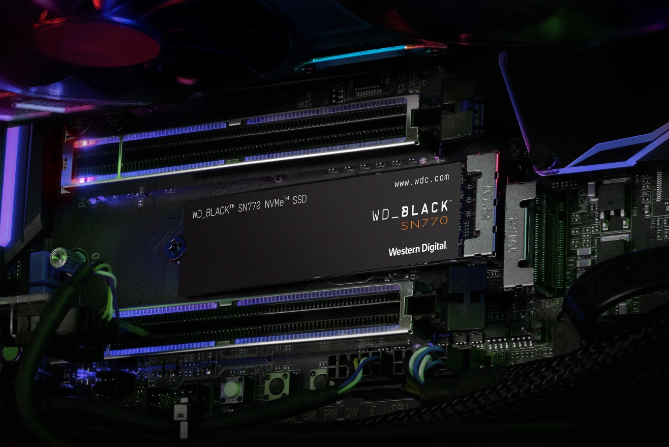 Western Digital introduceert WD Black SN770 SSD voor PC en PS5