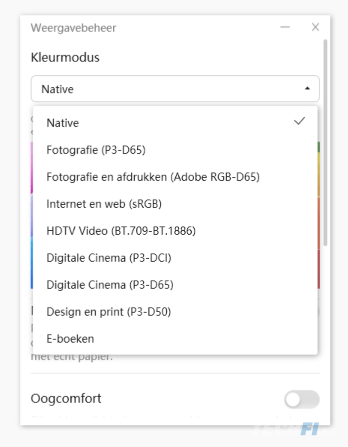 Huawei Matebook X Pro 2024 weergavebeheer