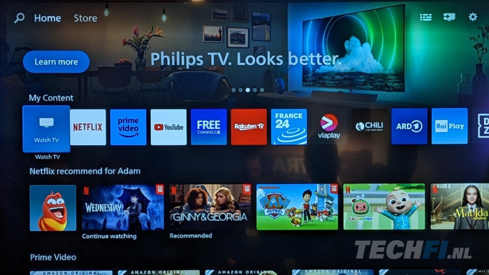 2023 Philips TV - nieuw Saphi besturingssysteem