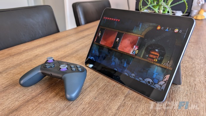 Gamen gaat prima op de OnePlus Pad 2 dankzij het snelle scherm en dito processor.