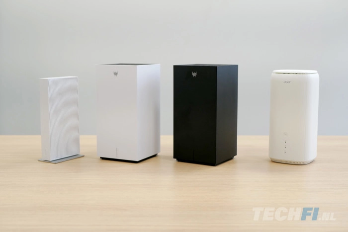 Acer routers - alleen de meest rechter biedt geen mesh wifi
