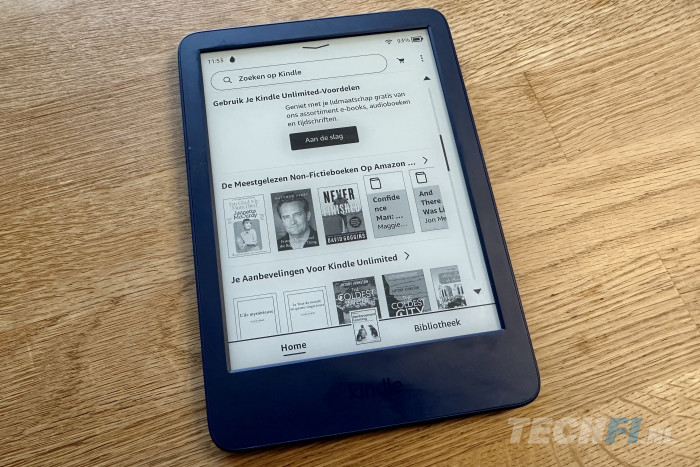 Amazon Kindle (2022) - het nieuwe home screen