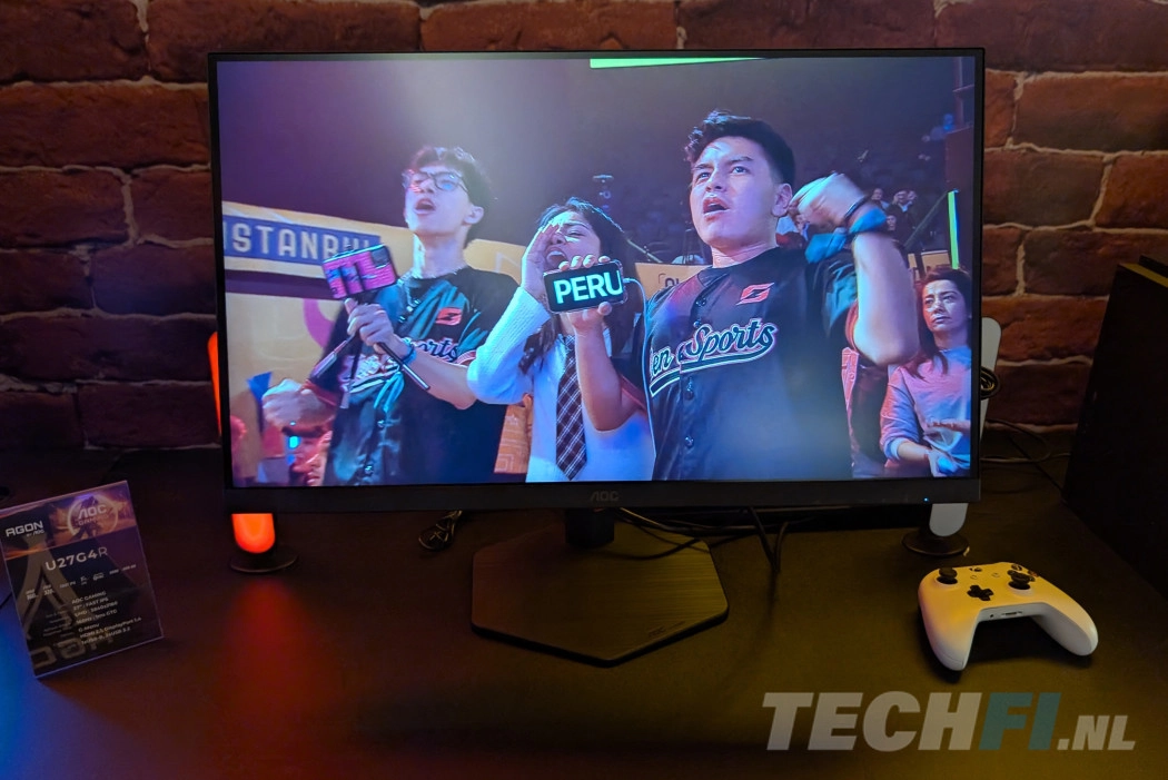 AOC U27G4R dual frame rate monitor