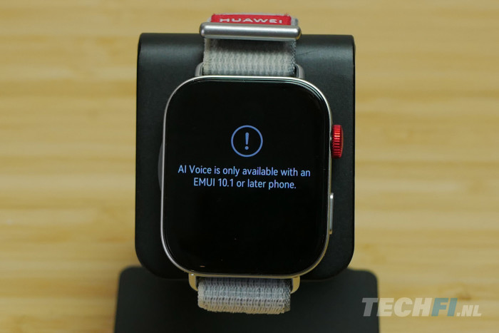 Huawei Watch Fit 3 - AI functies vereisen een Huawei telefoon met EMUI
