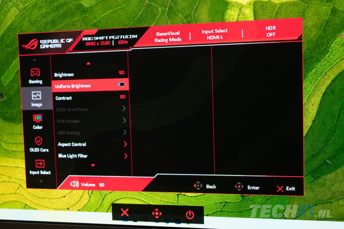 ROG Swift OLED PG27UCDM uniform brightness