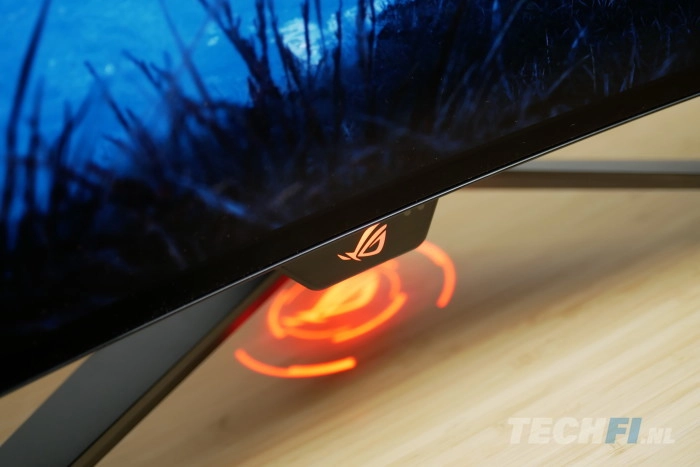 ROG Swift OLED PG34WCDM logo projectie