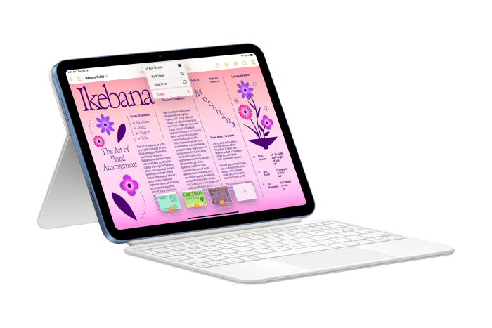 Voor de 2022 iPad is er een nieuwe Magic Keyboard Folio, voor 299 euro.