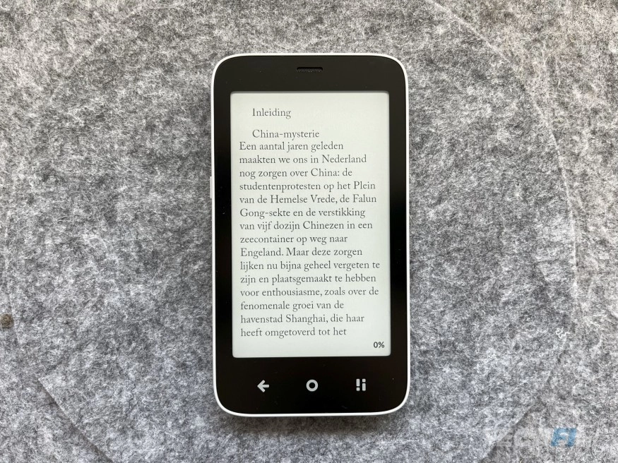 Mudita Kompakt -  eReader tekst