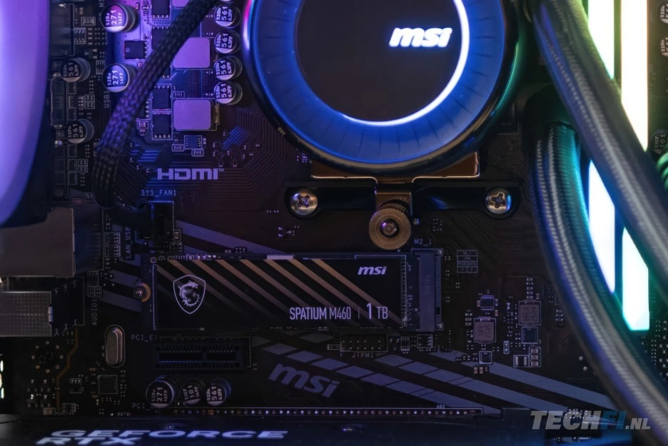 MSI Spatium M460 SSD in de Ik hoor je Gaming PC