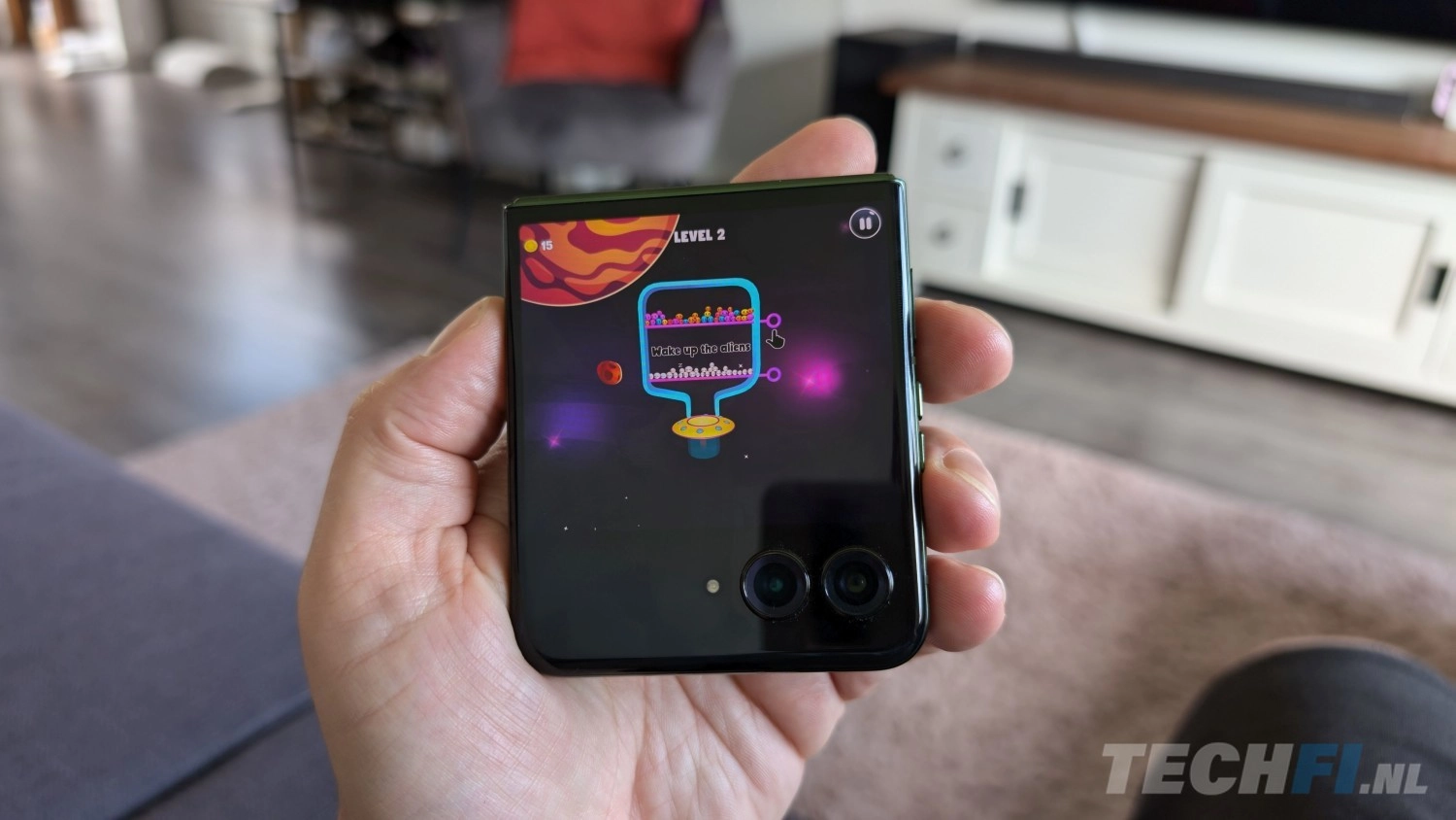 Motorola Razr 50 Ultra: game op het buitenscherm