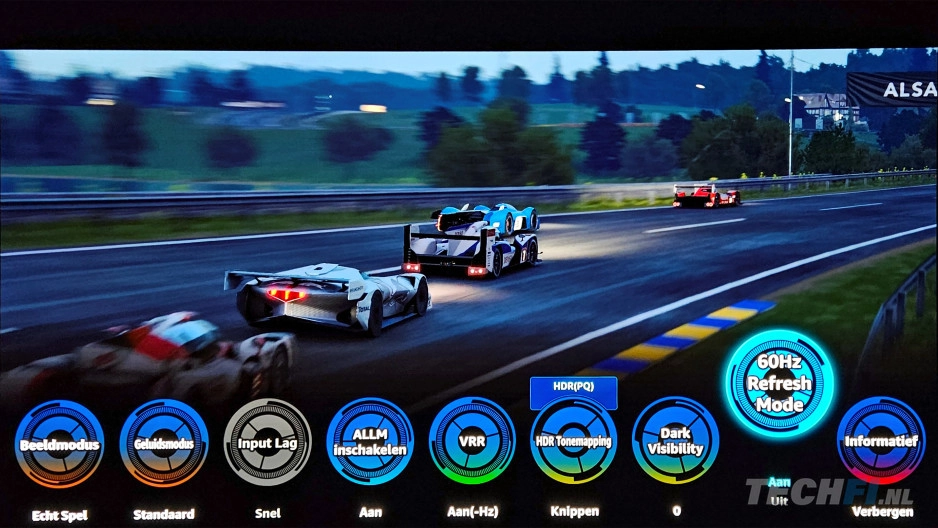 Panasonic Z95A game overlay