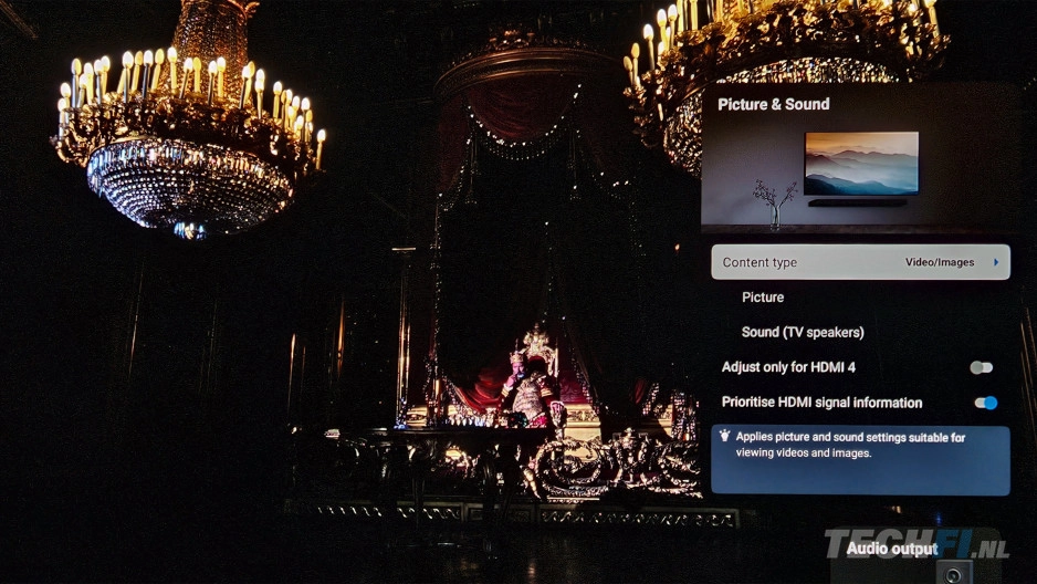 Sony Bravia 8 ii menu