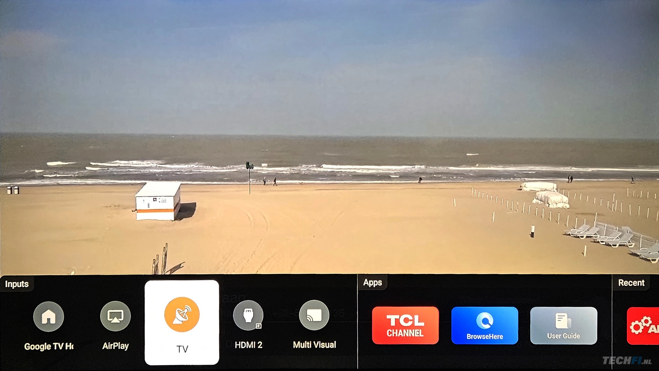 TCL 55C765 ingangenselectie