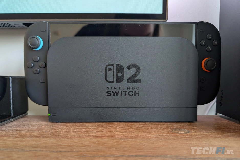 Nintendo Switch 2 in het dock