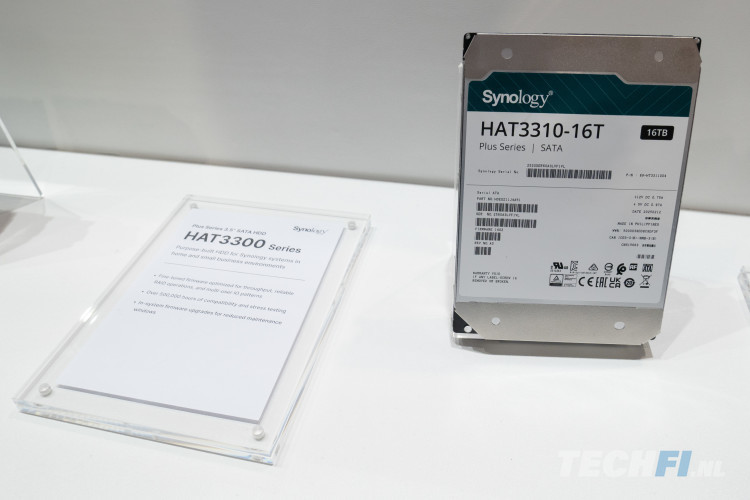 Synology HAT3310-16T harde schijf uit de HAT3300-serie: stond wél op de harddisk compatibiliteit lijst van Synology