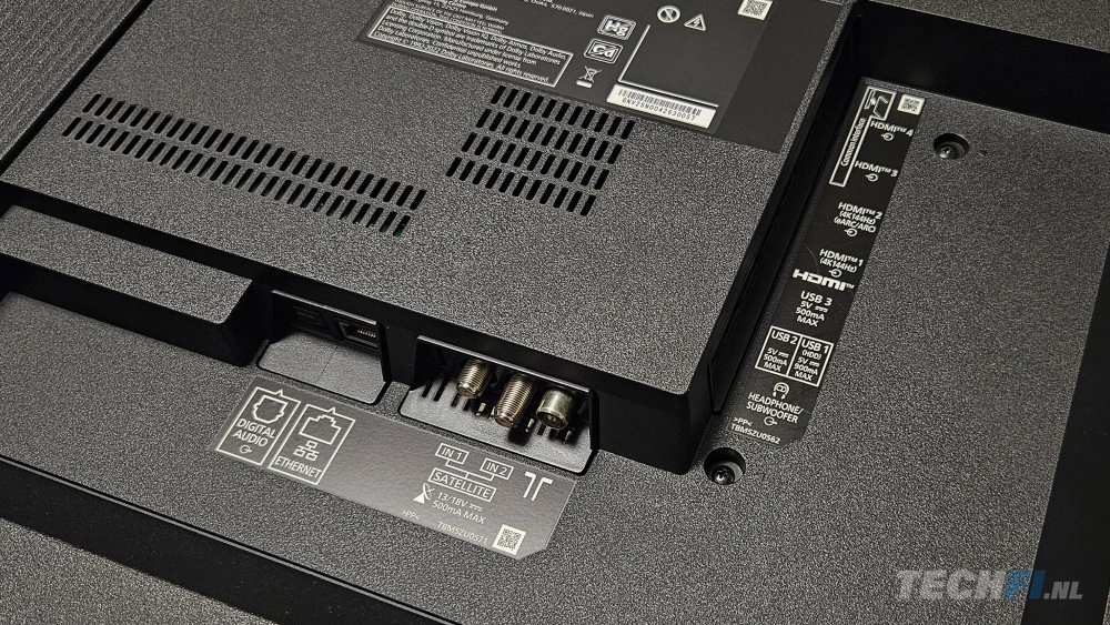 Panasonic Z95A aansluitingen