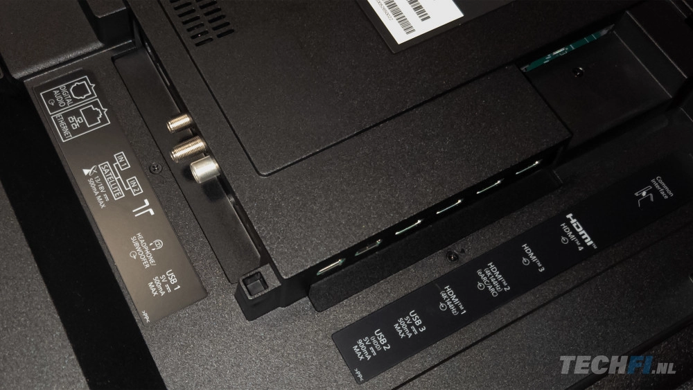 Panasonic Z95B aansluitingen