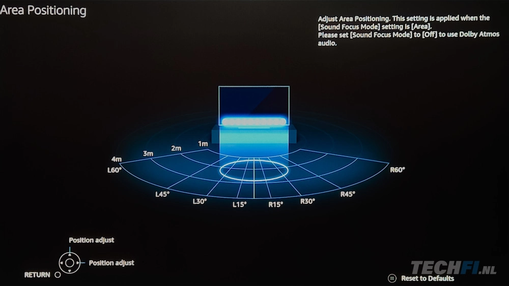 Panasonic Z95B - audiokalibratie